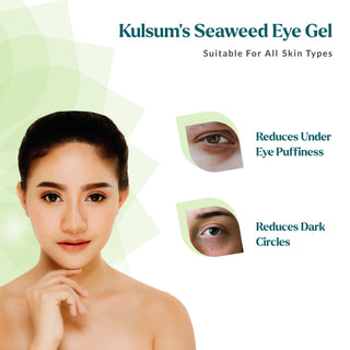 Seaweed Eye Gel for Dark Circles & Puffiness Reduction, All Skin Types, 50 gm