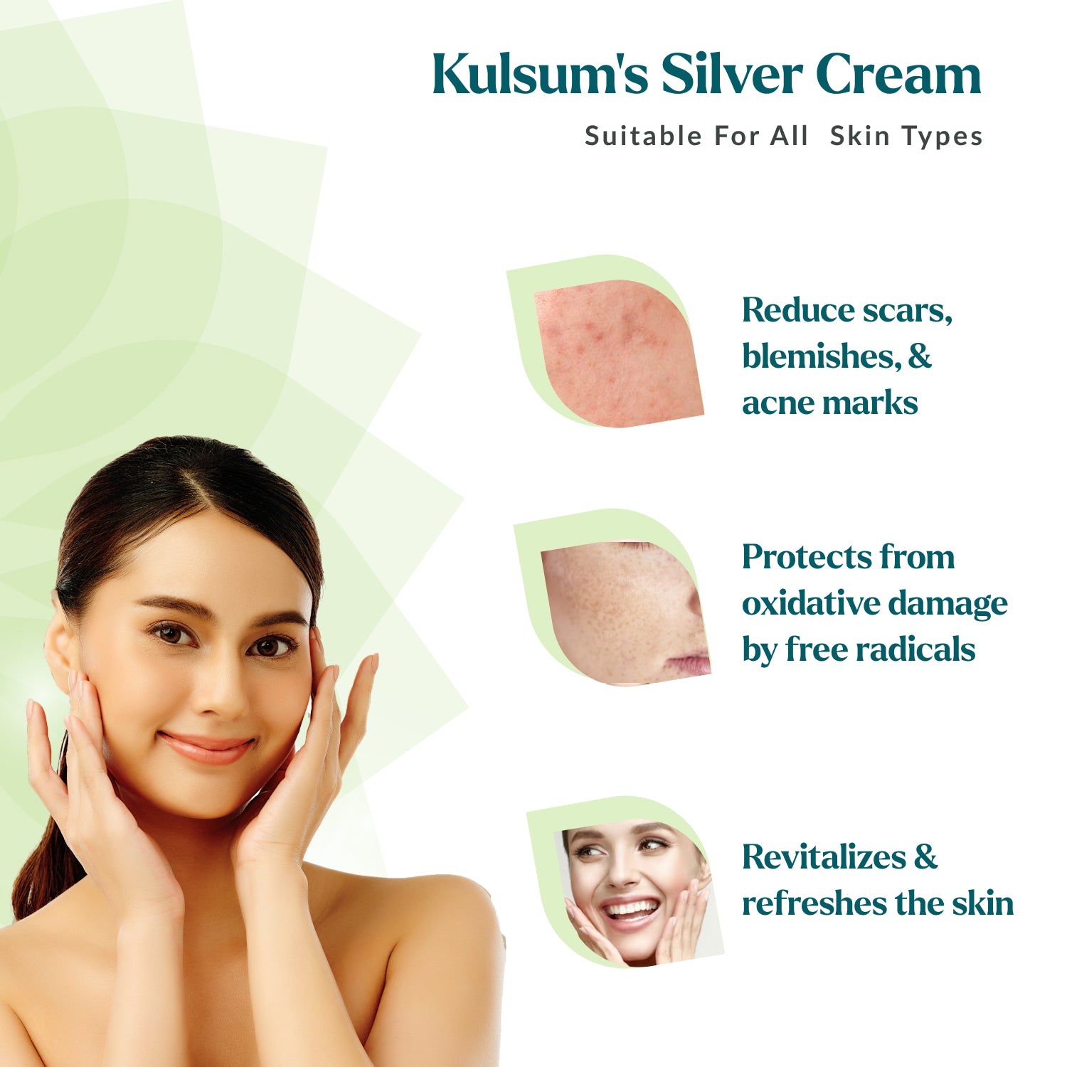 Kulsum's Kaya Kalp Herbals Silver Cream 40 gm