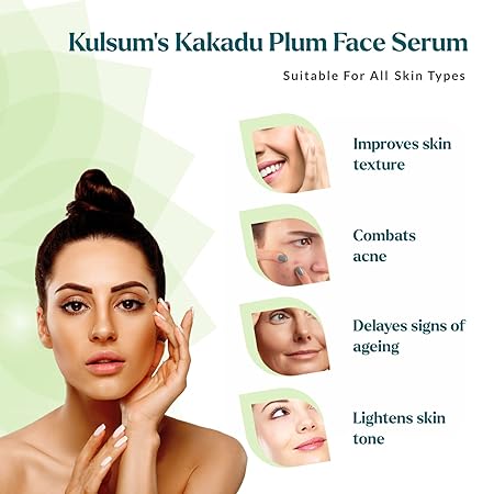 Kulsum's kayakalp Kakadu Plum Face Serum For Intensive Skin Brightening With Vitamin C  (30 ml)