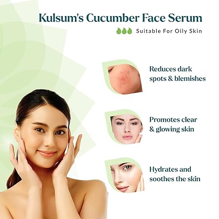 Kulsum's kayakalp Cucumber Face Serum 30ml