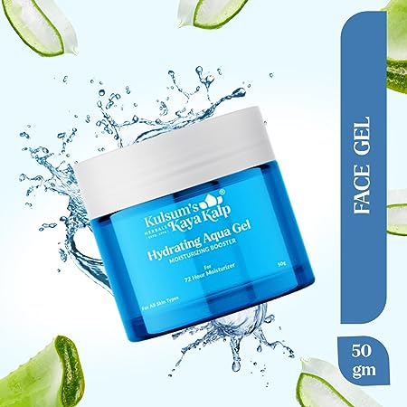 Kulsum’s Kaya Kalp Herbals Hydrating Aqua Gel Moisturizer with Hyaluronic Acid & Himalayan Water (50g)