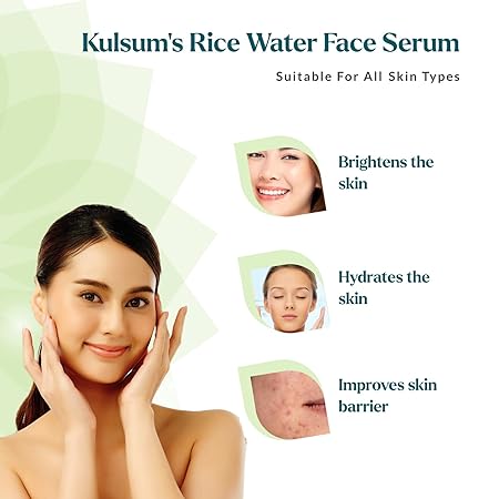 Kulsum's kayakalp Rice Water Face Serum 30ml